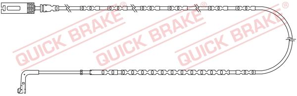 QUICK BRAKE Indikators, Bremžu uzliku nodilums WS 0247 A